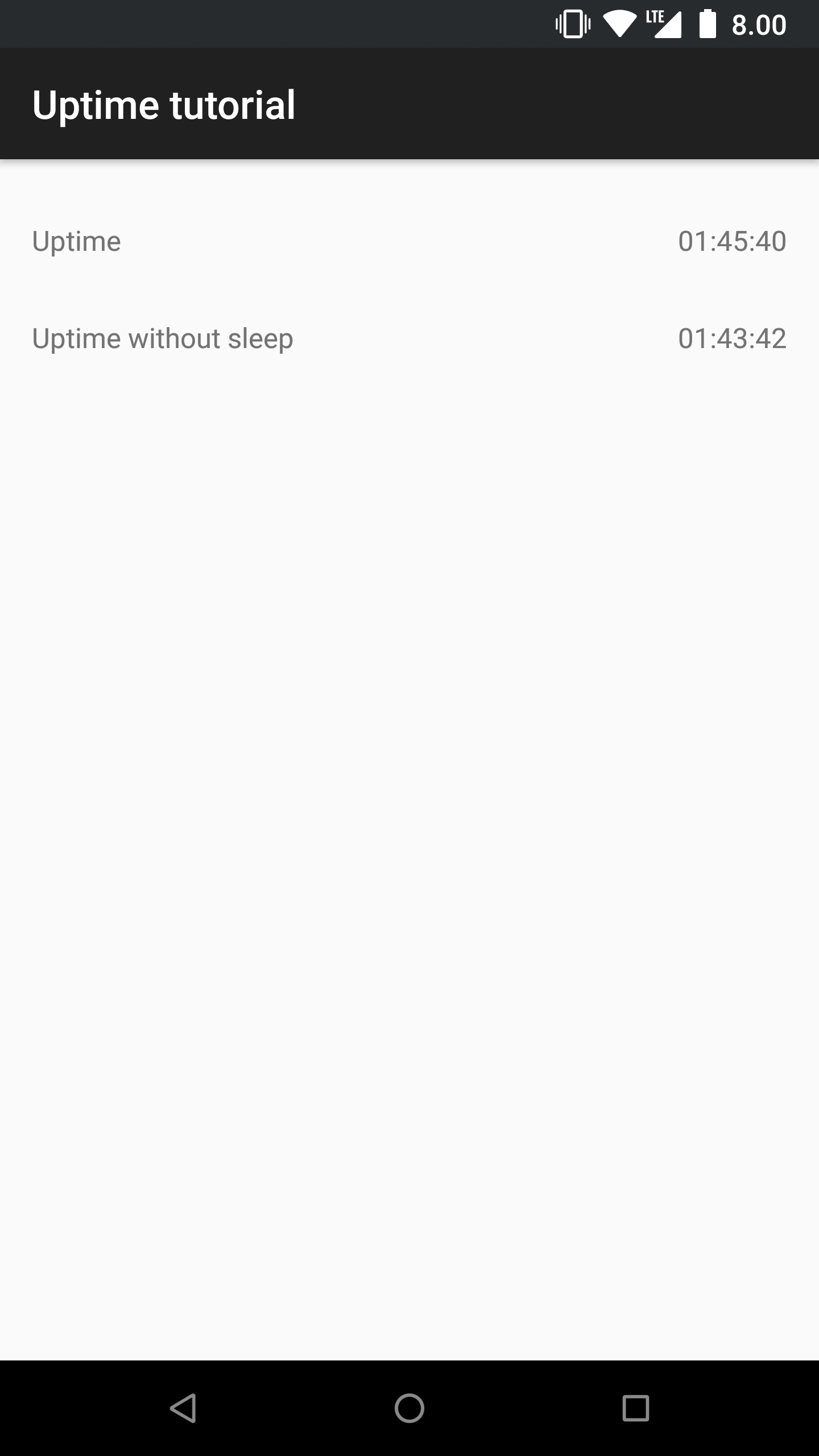 Uptimes Uptimes